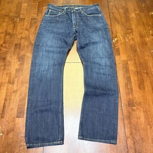 Big Star Mens Jeans 33x32 Division Slim Fit Dark Wash Denim‎ Pants
